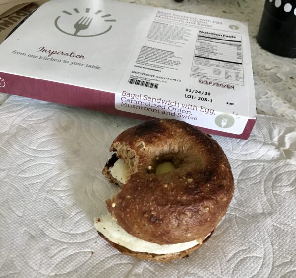 BistroMD Bagel w/egg & swiss cheese